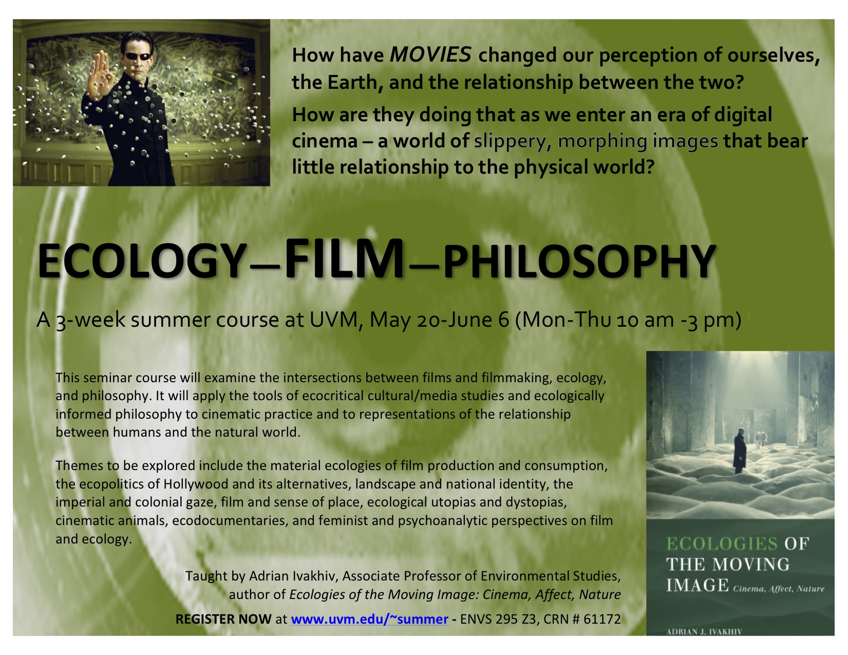 Ecology ~ Film ~ Philosophy