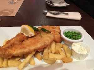 My fish and chips from The Stables! (forgot to add to previous post)