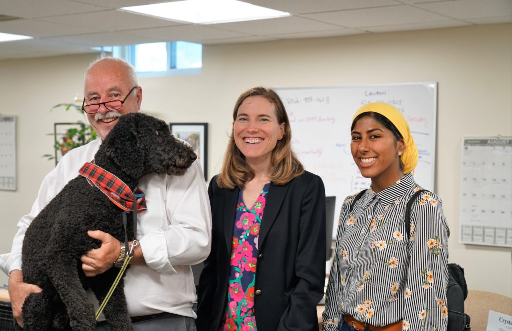 Kiran Waqar, Ted Hobson, Charity Clark and Chester