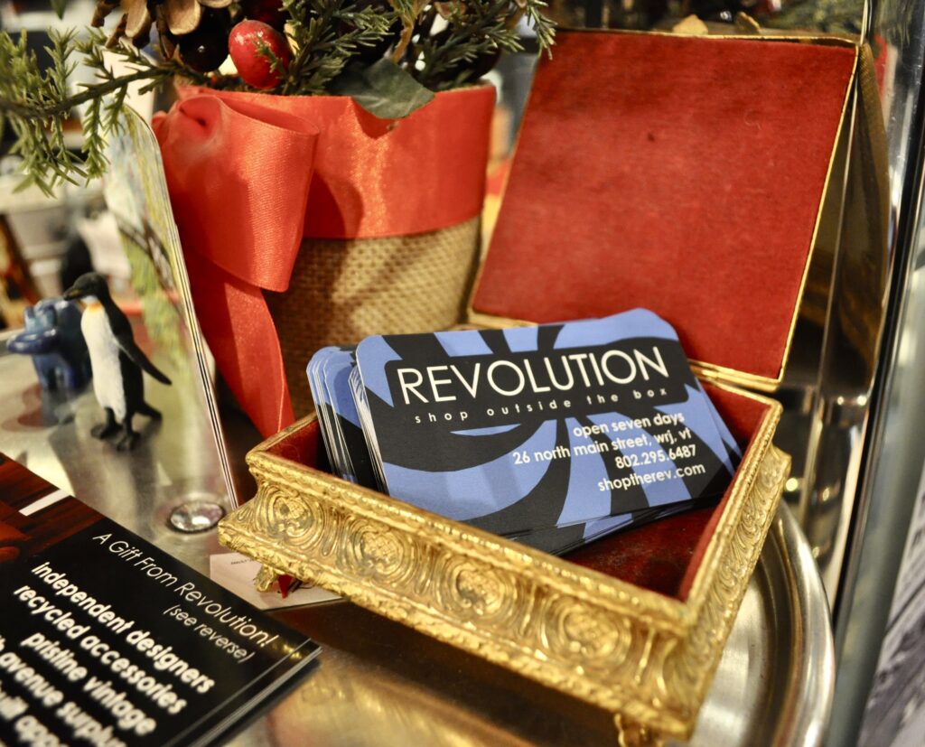 Revolution business card