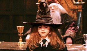 Hermione in the Sorting Hat