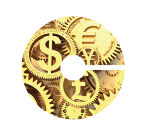 Career Center C logo with international currency symbols
