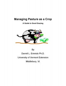 Managing Pasture as a Crop