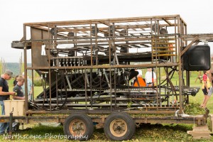 A harvester based on the UVM Mobile design by Aroostook Hops.