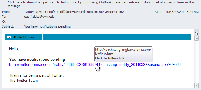 How to catch a phish