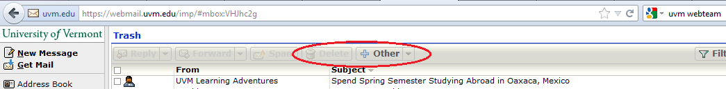Missing buttons shown