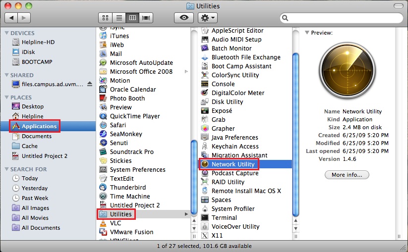 Open Network Utility
