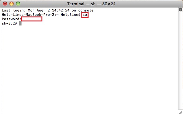 Type "su" and Enter, then password and enter