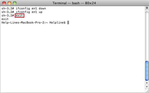 Type: "ifconfig" to show full list of network interfaces