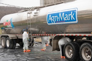 Addison County Milk Truck Decontamination Drill - Photo by Louis Bedor III