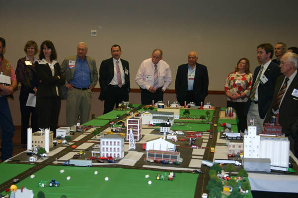 Swine committee table top exercise in Kansas City, MO. This picture first appeared in the May issue of NIAA's newsletter, "News and Information for Animal Agriculture"