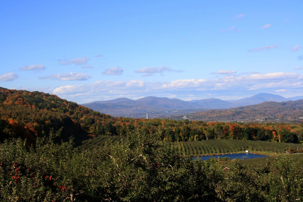 A view of Bennington, VT from Carpenter Hill.