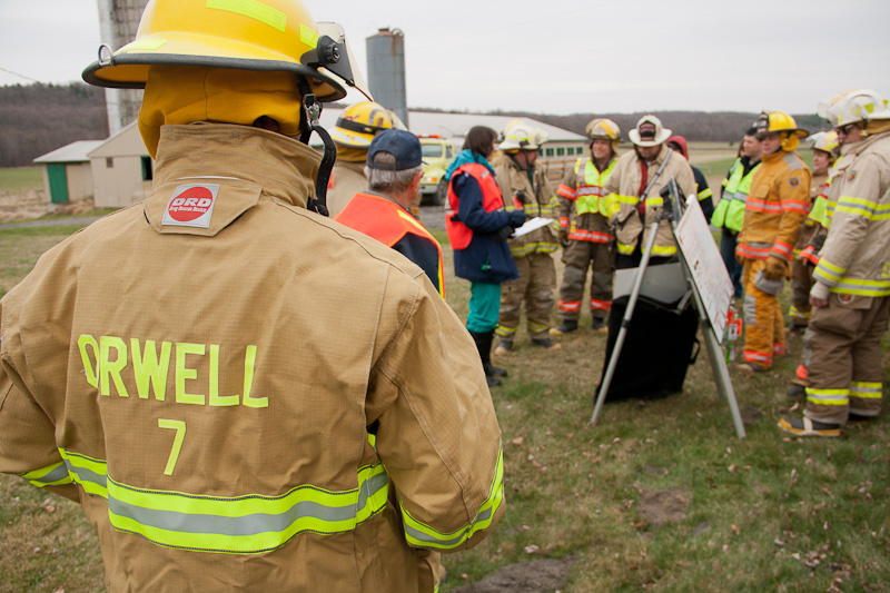 Addison County Milk Truck Decontamination Drill  - Photo by Louis Bedor III