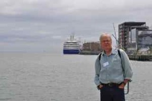 keith in halifax with m/v explorer in the back