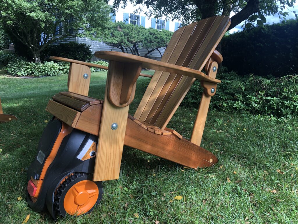 Mo meets an adirondack chair