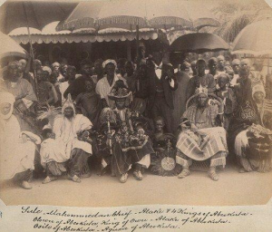 Egba Kings with Umbrellas