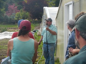 A 2014 on-farm irrigation workshop.