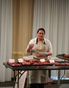Kari Underly, author of The Art of Beef Cutting and co-founder of Grrls Meat Camp