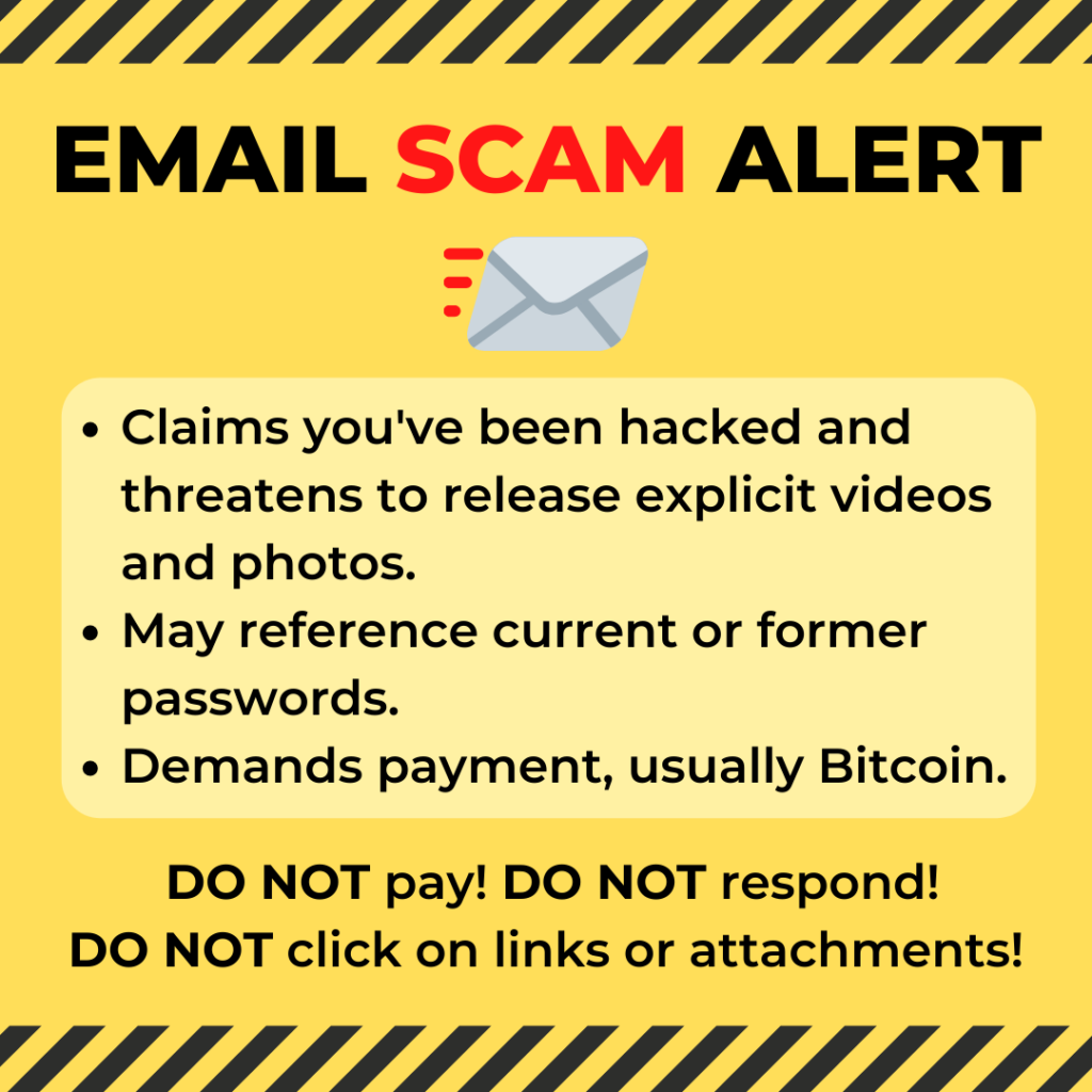 email scam for bitcoin