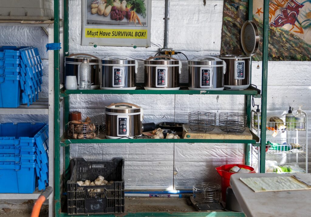 Black garlic production area