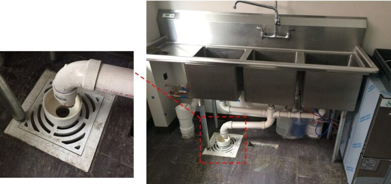 install air gap kitchen sink