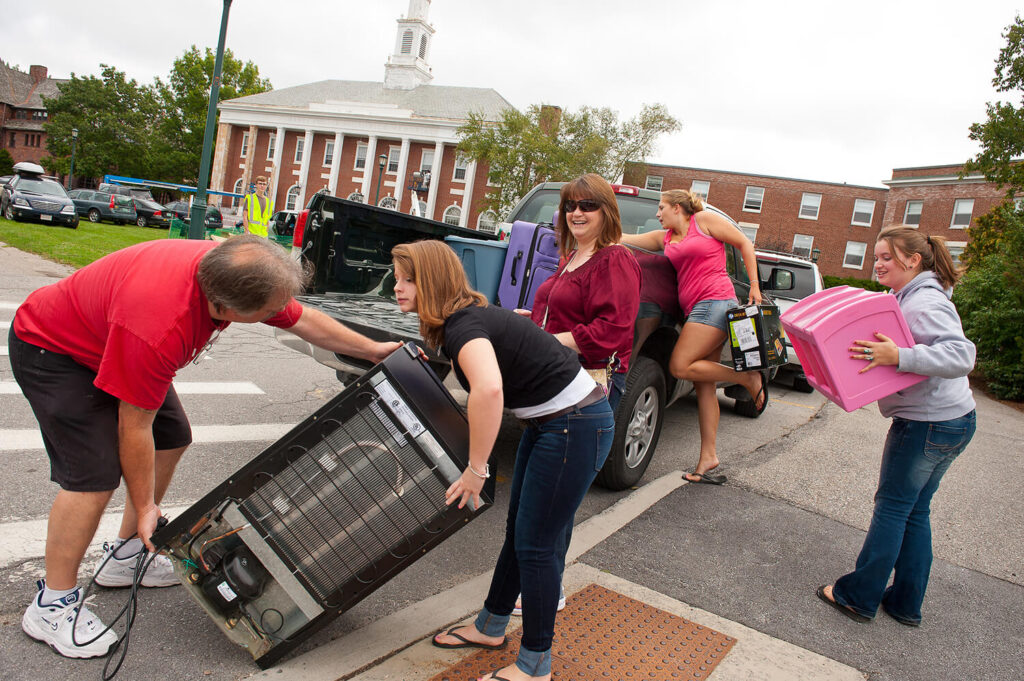 Move in day at UVM
