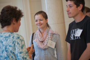 Reception at UVM for international students.