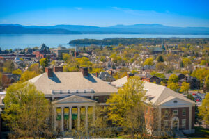 UVM campus in the spring