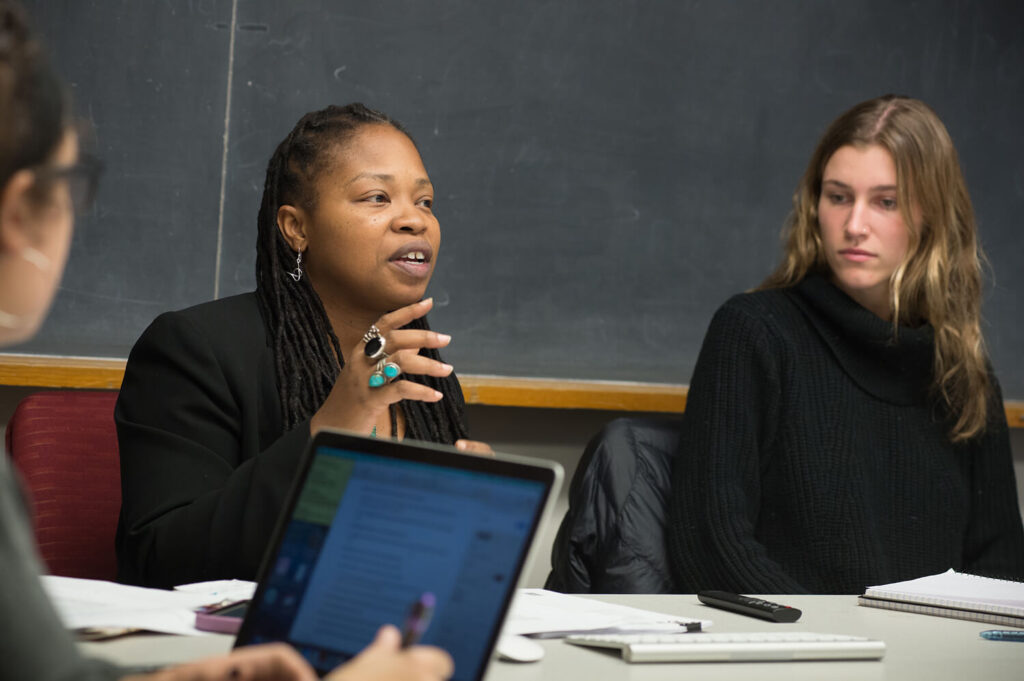 Katrinell Davis from UVM's Department of Sociology