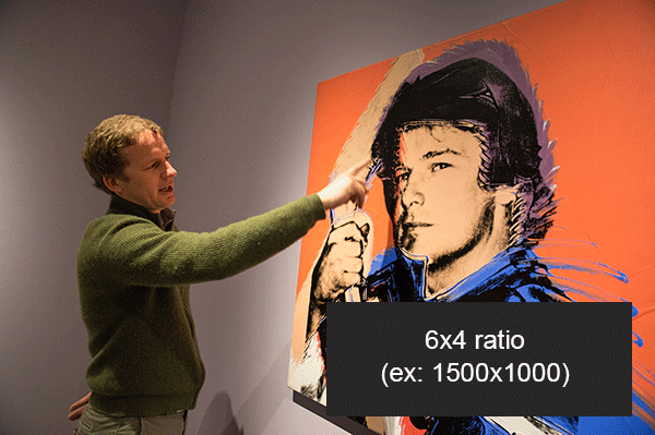 demonstrating 6x4 image ratio